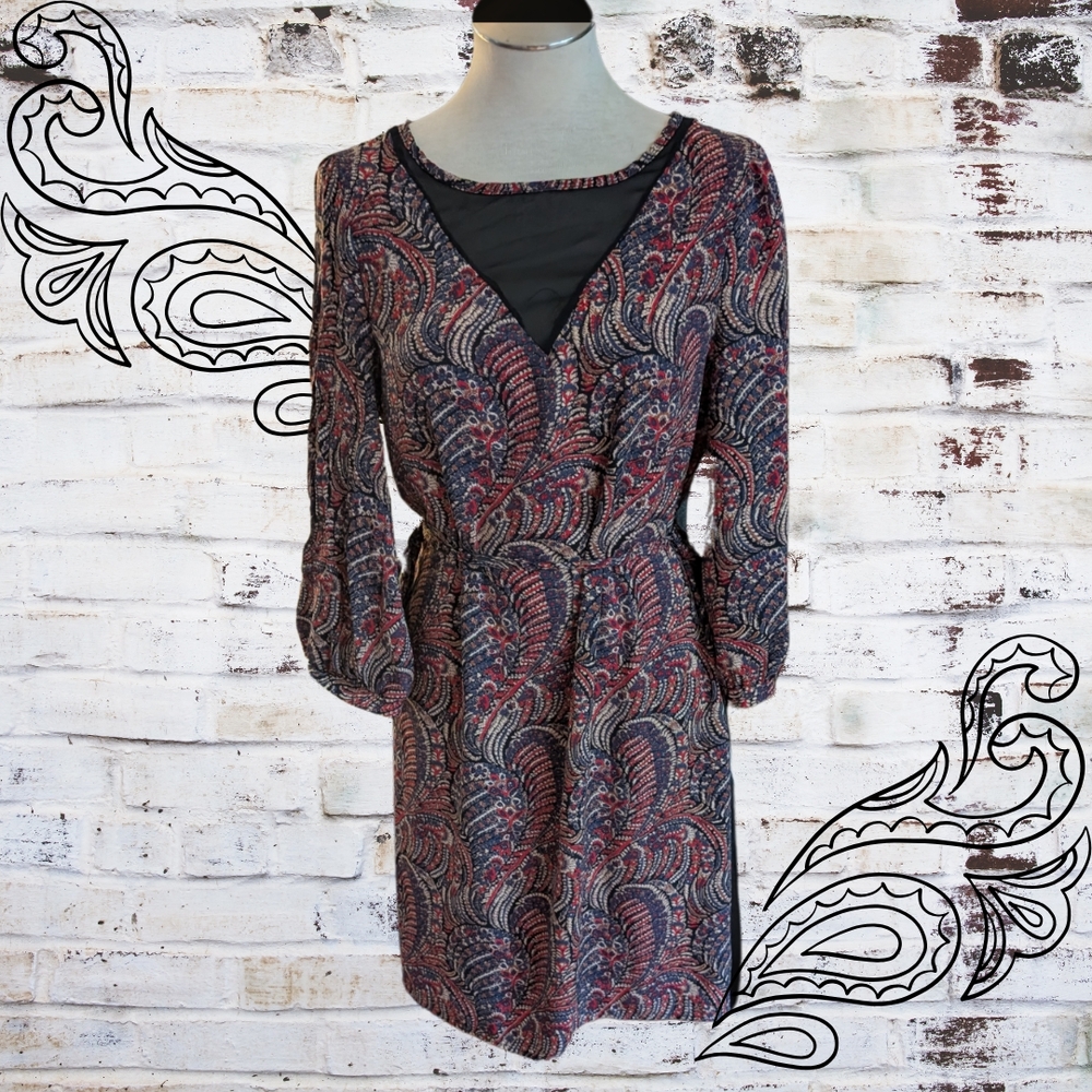 Ezra Paisley Print Dress